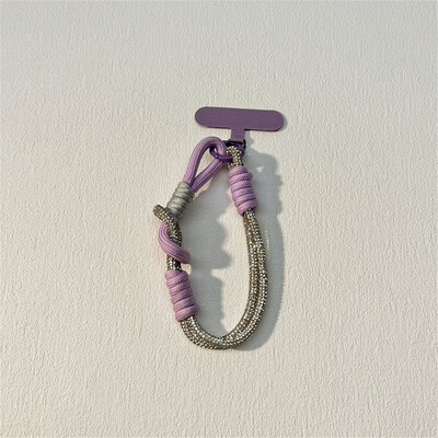 Elegantni vještački dijamant pleteni za telefonsku vrpcu za vrpcu za vješanje lančić prstenasti kabel s zakrpom remen za ručni zglob Držač telefona odvojivo uže