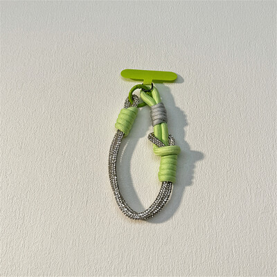 Elegantni vještački dijamant pleteni za telefonsku vrpcu za vrpcu za vješanje lančić prstenasti kabel s zakrpom remen za ručni zglob Držač telefona odvojivo uže