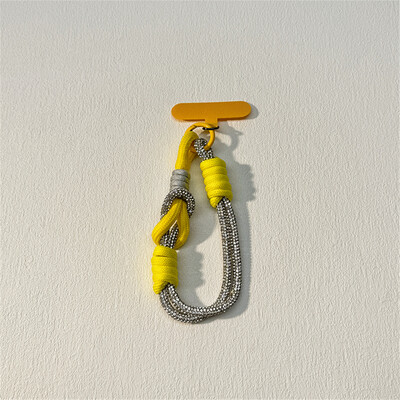 Elegantni vještački dijamant pleteni za telefonsku vrpcu za vrpcu za vješanje lančić prstenasti kabel s zakrpom remen za ručni zglob Držač telefona odvojivo uže