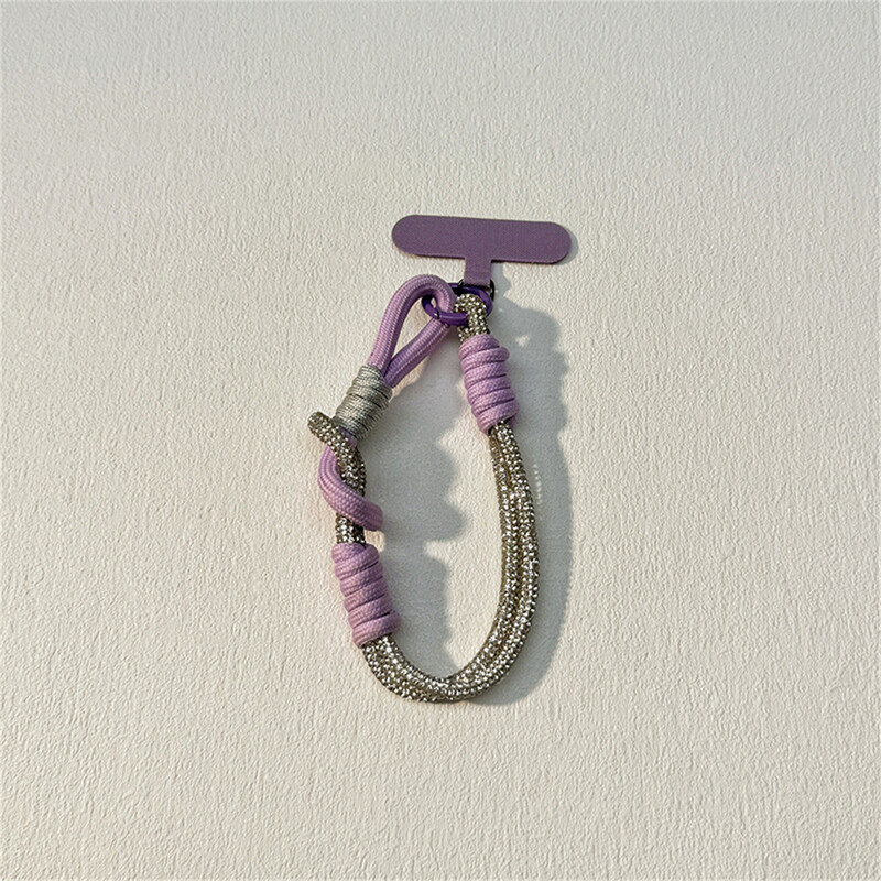 Elegantni vještački dijamant pleteni za telefonsku vrpcu za vrpcu za vješanje lančić prstenasti kabel s zakrpom remen za ručni zglob Držač telefona odvojivo uže