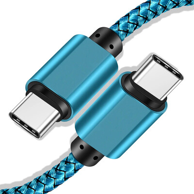 USB C-na tip C kabel za proširenje veze PD60W 5A punjač za brzo punjenje 1M najlonski podatkovni kabel za Apple 15 Ipad Huawei Xiaomi Sam