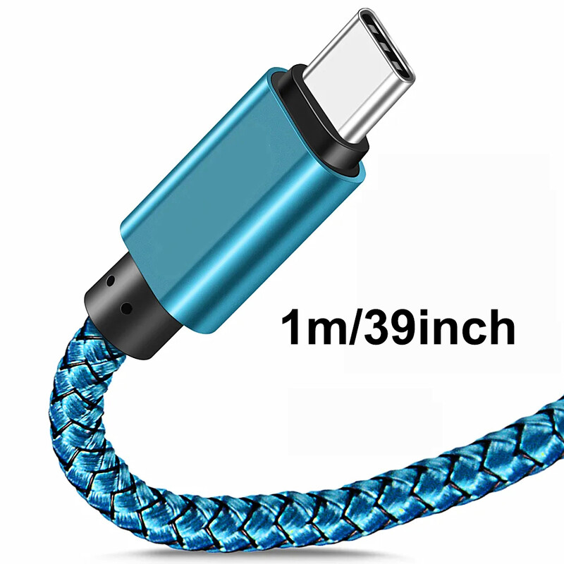 USB C-na tip C kabel za proširenje veze PD60W 5A punjač za brzo punjenje 1M najlonski podatkovni kabel za Apple 15 Ipad Huawei Xiaomi Sam