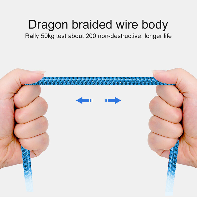 USB C-na tip C kabel za proširenje veze PD60W 5A punjač za brzo punjenje 1M najlonski podatkovni kabel za Apple 15 Ipad Huawei Xiaomi Sam