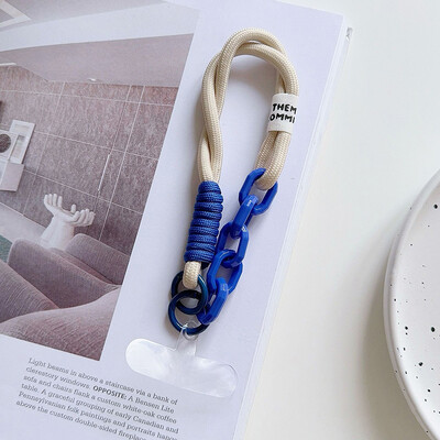 Koreja Elegantna uzica Šarena torbica za remen za telefon Pletene trake Uže za ključeve Hlače za vješanje Dodaci Privjesak za ključeve Uže za zapešće protiv gubitka