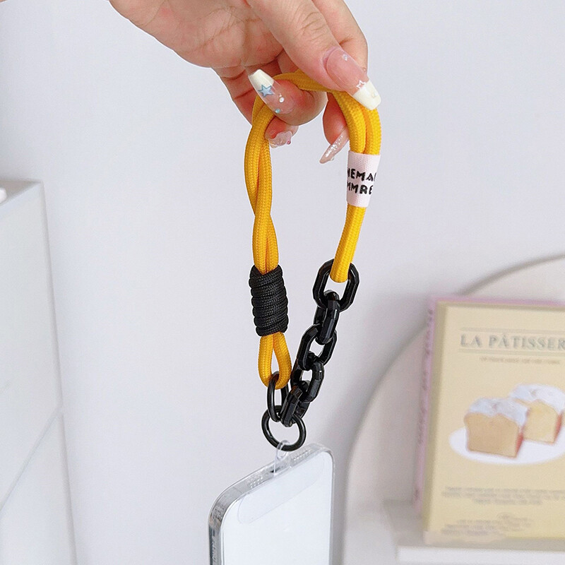 Koreja Elegantna uzica Šarena torbica za remen za telefon Pletene trake Uže za ključeve Hlače za vješanje Dodaci Privjesak za ključeve Uže za zapešće protiv gubitka
