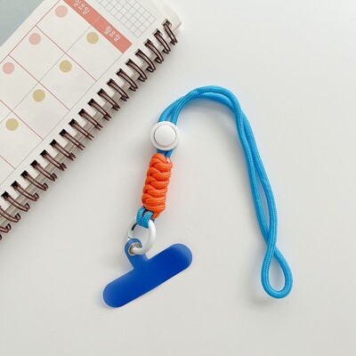 Univerzalni pleteni remen za vrpcu za vrpcu za vješanje s lančićem i prstenom uzicu s zakrpom za narukvicu za kućište mobitela Uže privjesak za ključeve