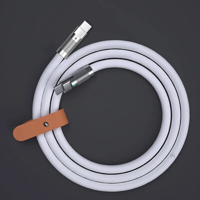 120W 7A Super brzo punjenje PD tip C tekući silikonski kabel 1M 1.5M 2M USB kabel Usb C do C kabel punjača za Xiaomi Huawei 2024