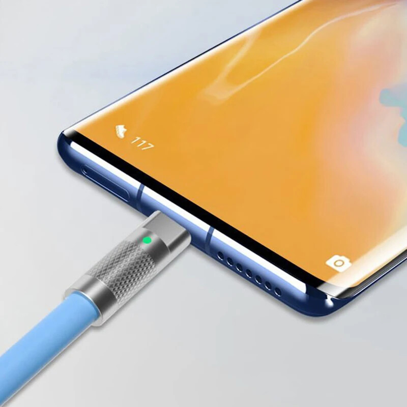 120W 7A Super brzo punjenje PD tip C tekući silikonski kabel 1M 1.5M 2M USB kabel Usb C do C kabel punjača za Xiaomi Huawei 2024