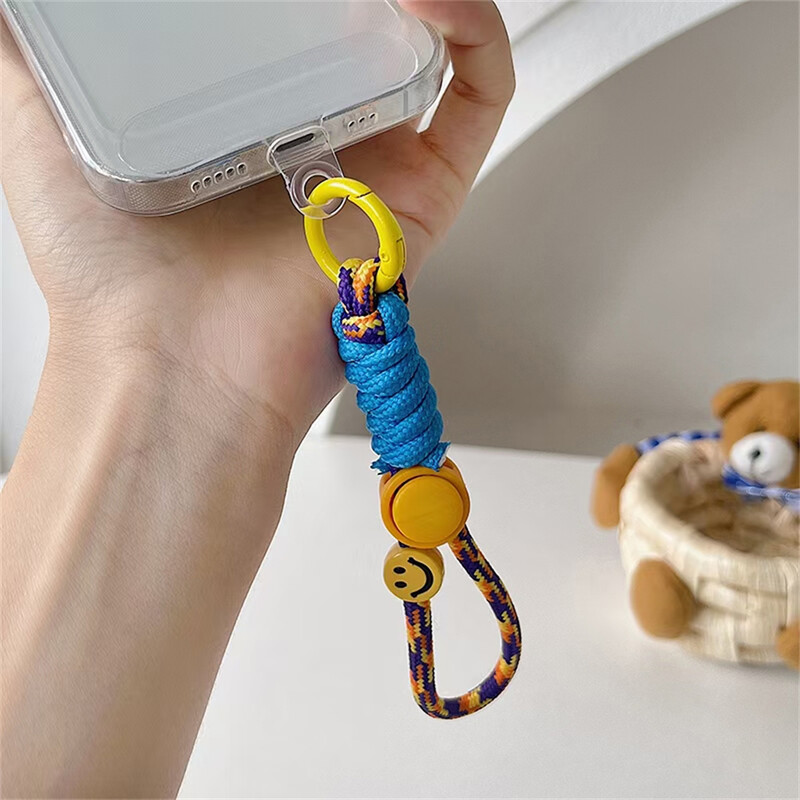 Simpatična, elegantna, sretna, užeta za telefon na ruci, vanjska užad za iPhone, univerzalna torbica, najlonska užad, štipaljka za karticu, vrpca za vješanje, remen protiv gubitka