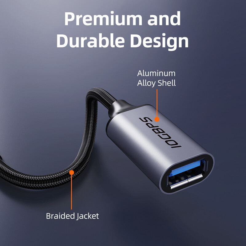 CABLETIME USB C 3.2 na USB A OTG adapter 10Gbps brzi tip C ženski pretvarač za Macbook Xiaomi Huawei iPhone 15 Data OTG