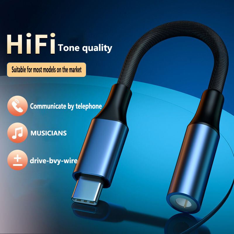 Type-C 3.5 Jack Audio kabel USB C do 3 5 MM Jack Aux adapter Telefonski dodaci Cabo Adaptador USB Tipo C USB C adapter slušalice