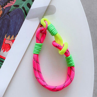 Slatka vrpca za mobilni telefon Viseći ukrasi za nošenje Uvrnuto uže Privjesak protiv gubitka Modni jaki remen za kratke naramenice