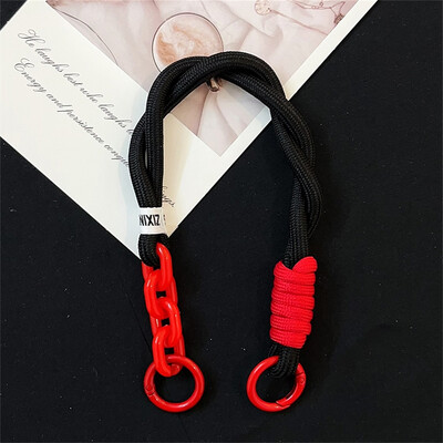 Slatko upleteno uže u boji slatkiša, uže za mobilni telefon, viseći ukras, privjesak protiv gubitka, modni jaki zglob, kratke trake za ruke