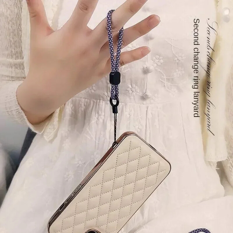 Dugačka ogrlica za vezicu za mobilni telefon Uzica za dvostruku upotrebu Kabel za remen za ruku za mobilni telefon Pametni telefon Lanac za telefon na ramenu Remen za ključeve