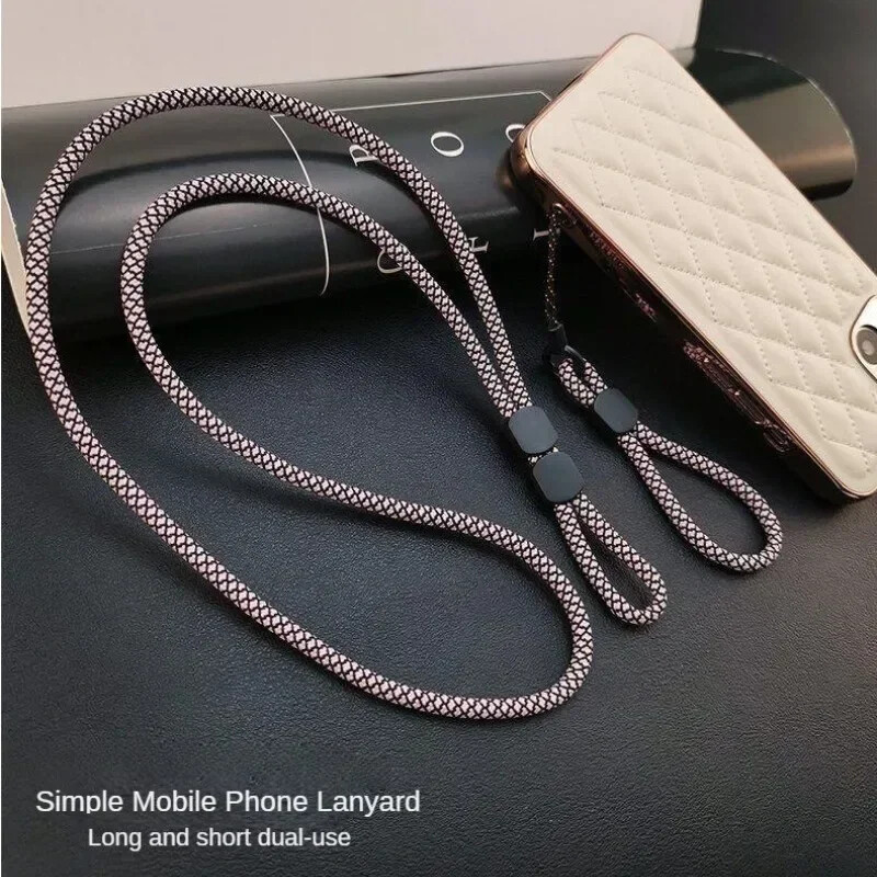 Dugačka ogrlica za vezicu za mobilni telefon Uzica za dvostruku upotrebu Kabel za remen za ruku za mobilni telefon Pametni telefon Lanac za telefon na ramenu Remen za ključeve