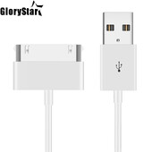 1 KOM 3,2 stope 1M bijele boje USB kabel za sinkronizaciju i punjenje za Apple IPhone 4/4s, IPhone 3G/3GS, IPad 1/2/3, IPod