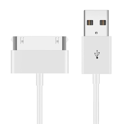 1 KOM 3,2 stope 1M bijele boje USB kabel za sinkronizaciju i punjenje za Apple IPhone 4/4s, IPhone 3G/3GS, IPad 1/2/3, IPod