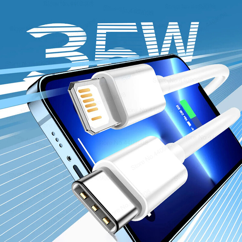 35W kabel za brzo punjenje za Apple iPhone 15 14 13 12 11 Pro Max 7 8 14 Plus USB C kabel X XR XS SE Punjač Data kabel Dodatna oprema