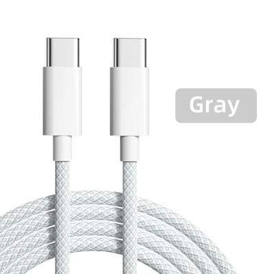 60W USB C na tip C kabel za iPhone 15 Huawei Samsung Xiaomi žica 5A kabel za brzo punjenje Tip C podatkovni kabel za POCO telefon