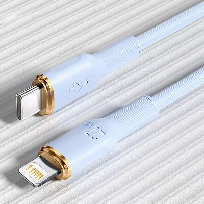 PD 27W супер бързо зареждане USB C мек течен силиконов кабел за Apple iPhone 14 13 12 11 Pro Max кабел за зареждане XR XS X 7 8 6 Plus