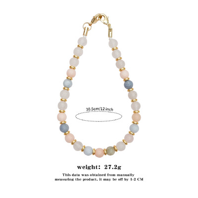 Vruće prodavani univerzalni prirodni dragi kamen Amazonski kameni telefonski lanac za djevojčice, ručno rađene perle, viseći konop za telefon, privjesak za ključeve automobila