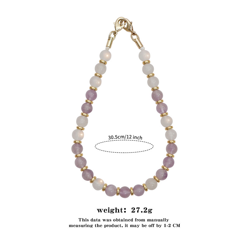 Vruće prodavani univerzalni prirodni dragi kamen Amazonski kameni telefonski lanac za djevojčice, ručno rađene perle, viseći konop za telefon, privjesak za ključeve automobila