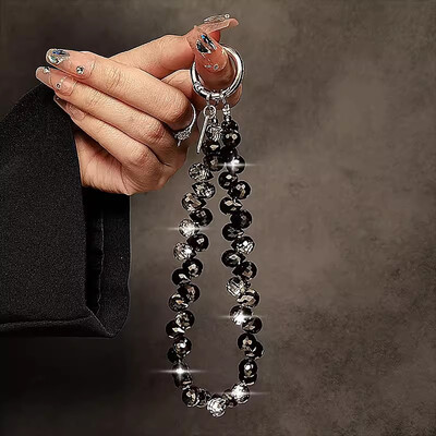 Perle Remen za ručni zglob Crystal Rhinestone Traka za iPhone Huawei Redmi Xiaomi Samsung Telefon Šarm Ornament Privjesak Konop za vješanje