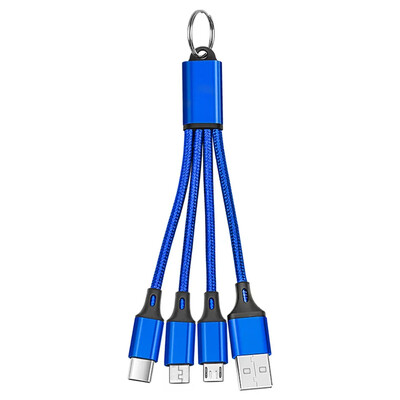 3 u 1 USB kabel Kratki mikro USB tip C kabel za iPhone 13 12 11 Samsung Xiaomi kabel punjača za mobitel Mini žica
