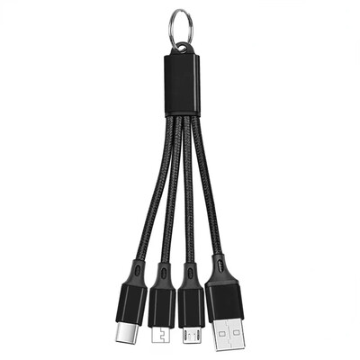 3 u 1 USB kabel Kratki mikro USB tip C kabel za iPhone 13 12 11 Samsung Xiaomi kabel punjača za mobitel Mini žica