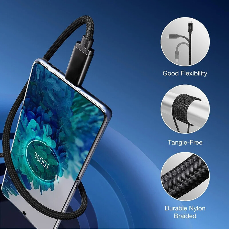 3 u 1 USB kabel Kratki mikro USB tip C kabel za iPhone 13 12 11 Samsung Xiaomi kabel punjača za mobitel Mini žica