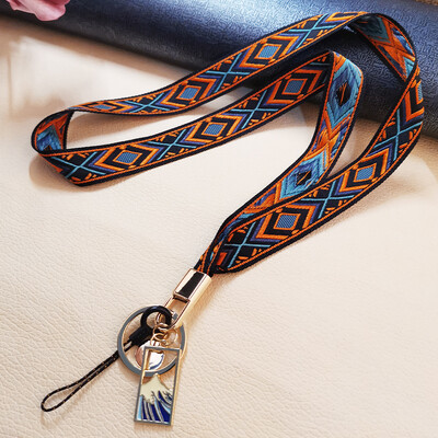 Mobiliojo telefono dirželis Kinų stiliaus retro siuvinėjimo pakabukas etninio stiliaus tinka „iPhone 11“ mobiliojo telefono apvalkalo dirželis