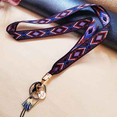 Mobiliojo telefono dirželis Kinų stiliaus retro siuvinėjimo pakabukas etninio stiliaus tinka „iPhone 11“ mobiliojo telefono apvalkalo dirželis