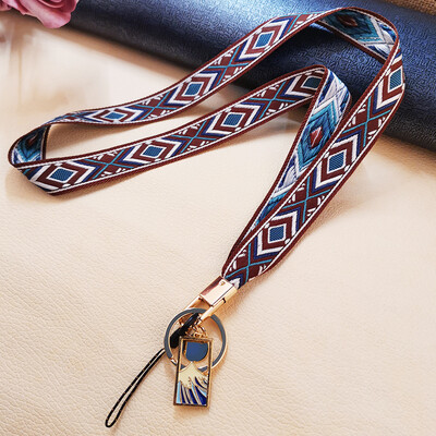 Mobiliojo telefono dirželis Kinų stiliaus retro siuvinėjimo pakabukas etninio stiliaus tinka „iPhone 11“ mobiliojo telefono apvalkalo dirželis