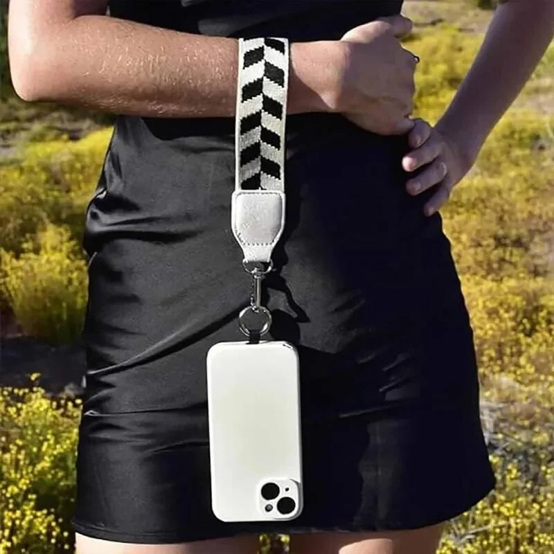 Podesivi remen za telefon s torbicom s patentnim zatvaračem Modna užeta za mobilni telefon Crossbody s novčanikom Anti-lost vrpca za žene