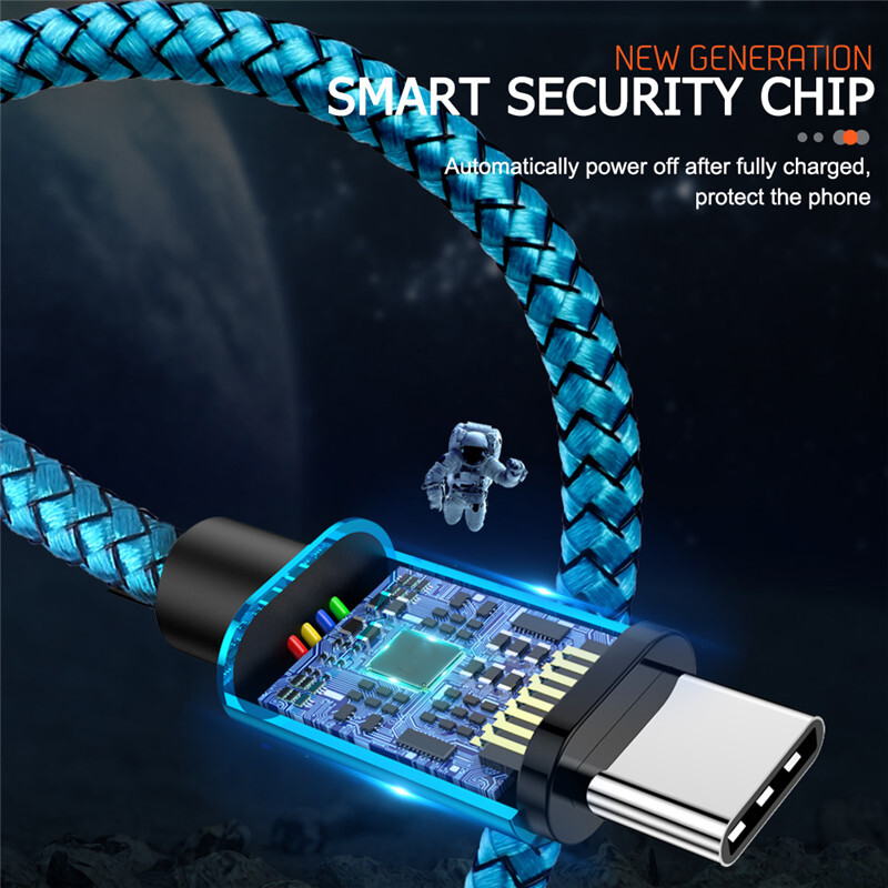 Greito įkrovimo USB tipo C laidas Ilgas USB A į C įkroviklio laidas, skirtas Samsung Galaxy S23 Ultra/s23/s23+/s22/s22 Ultra/s22+/s21 Ultra/s