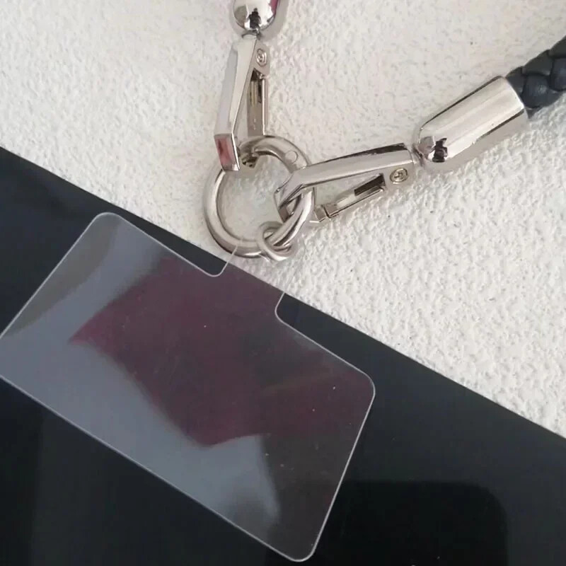 Uzica za telefon Kratka narukvica Podebljana pletena narukvica Gruba najlonska narukvica na vrpci Lanac za zapešće Privjesak Metalni gumb protiv gubitka užeta