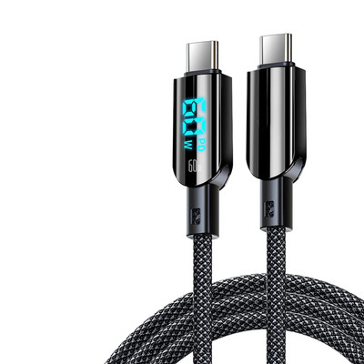 NNBILI 100W USB kabel tipa C brzo punjenje digitalnog zaslona Podatkovni kabel velike snage PD za iPhone 15 Samsung Huawei Xiaomi