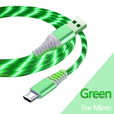 7A Svjetleći kabel Mikro USB tip C kabel 100W Super brzo punjenje za Huawei Mate 60 USB C podatkovni kabel 3A za IPhone 15 Pro Xiaomi