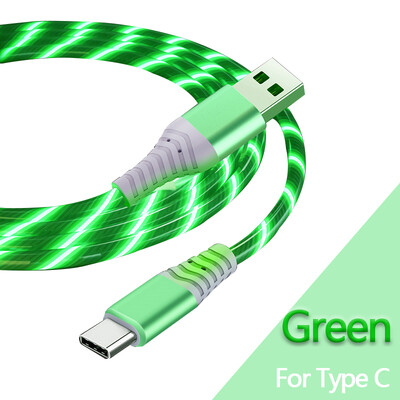 7A Svjetleći kabel Mikro USB tip C kabel 100W Super brzo punjenje za Huawei Mate 60 USB C podatkovni kabel 3A za IPhone 15 Pro Xiaomi