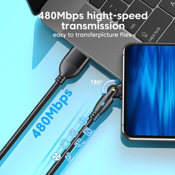 Καλώδιο AUFU USB Type C για Huawei Xiaomi 13 Pro 3A Καλώδιο γρήγορης φόρτισης Type-C Καλώδιο δεδομένων φορτιστή για Samsung Poco Redmi Note 12