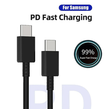 Καλώδιο 5A 45W PD USB-C Super Fast Charging Type-C για Samsung S21 FE S22 Plus S23 S24 Ultra Note 20 A14 A15 A33 A34 A53 A54 A55