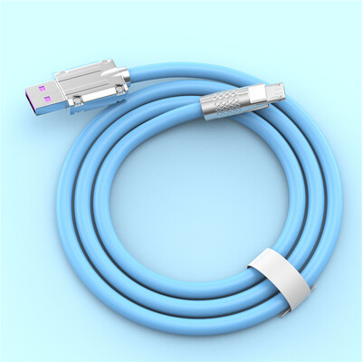 120W super brzi kabel za punjenje Micro USB tip C Kabel od tekućeg silikona Quick Charge USB C kabel za Iphone Xiaomi Huawei Samsung