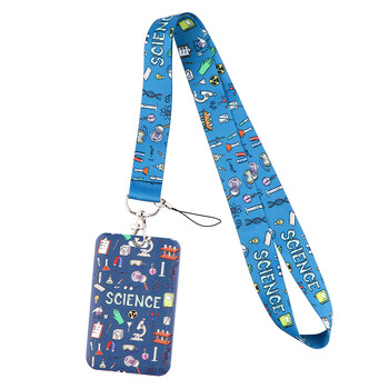 CB781 Chemistry Lanyard for Key Camera Whistle Cool ID Κάτοχος σήματος κινητού τηλεφώνου Λουράκι λαιμού Κρεμαστό σχοινί Δώρο μαθητή δασκάλου