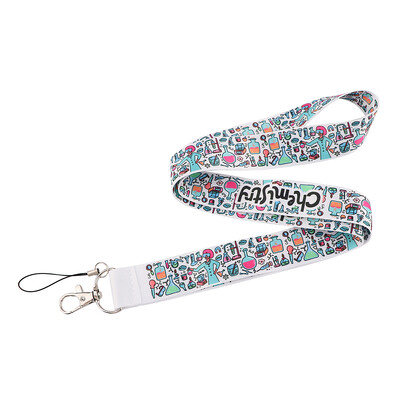 CB781 Kemijska vrpca za ključeve Kamera Zviždaljka Cool ID Držač bedža Mobilni telefon Traka za oko vrata Viseće uže Poklon učeniku i učitelju