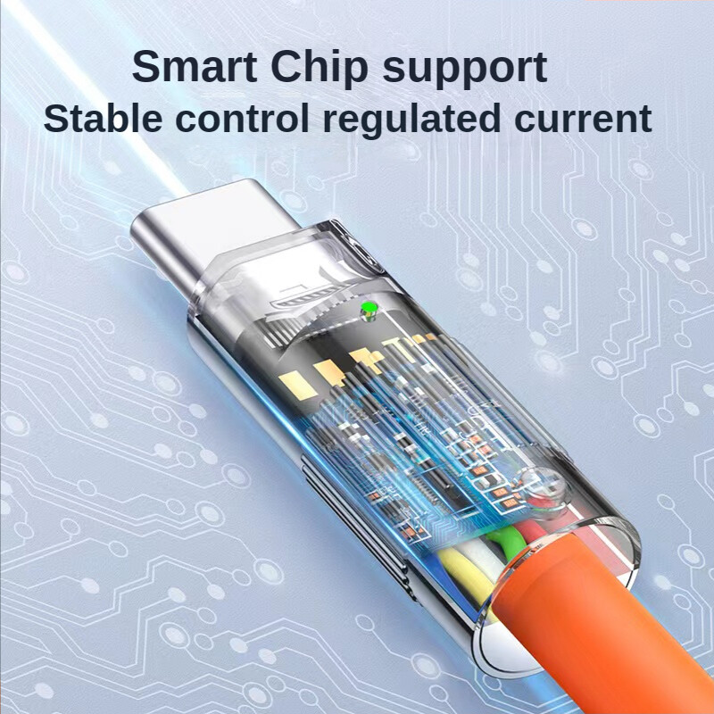 PD 120W Super Fast Charge Type-C tekući silikonski kabel za iPhone Xiaomi Huawei Samsung Quick Charge USB C Lightning podatkovni kabel