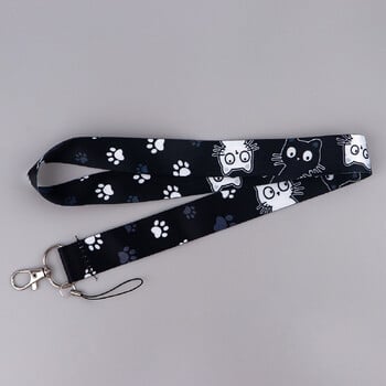 Kawaii Cat Lanyard For Keys Κάλυμμα κάρτας ταυτότητας με Κλειδιά Κάρτα Ιμάντες κινητού τηλεφώνου Ιμάντες λαιμού Αξεσουάρ τηλεφώνου