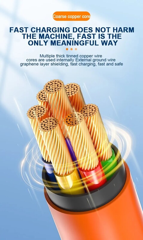 120W brzo punjenje USB tipa C kabel 180 stupnjeva rotirajući koljeni kabel za igru za Xiaomi Redmi Honor telefon punjač USB C kabel