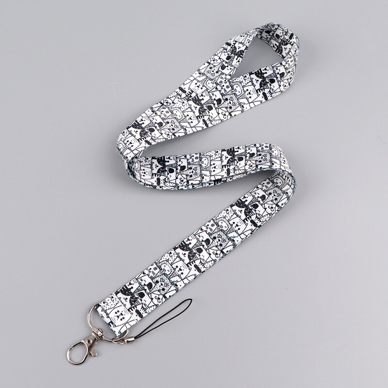 Slatka mačka Traka za vrat Držači kartice Držači osobnih iskaznica Trake Privjesak Držač studentske značke Uže za vješanje Dodaci za mobilne telefone