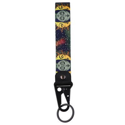 Астронавт Къса каишка за телефон Ключодържател за кола Каишка за китка Звезда и луна Връзка за ключове Държач за значка за лична карта Ключодържател Аксесоари