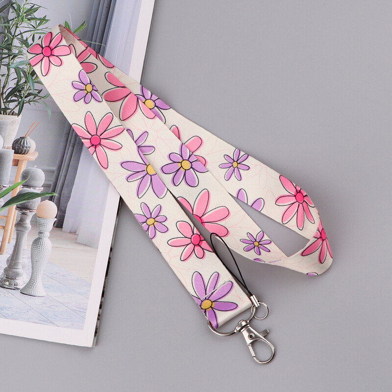 Prekrasno cvijeće Držač vjerodajnica Trake za ključeve Traka za oko ID Iskaznica Trake za telefon u teretani DIY Konop za vješanje Privjesci za ključeve Poklon